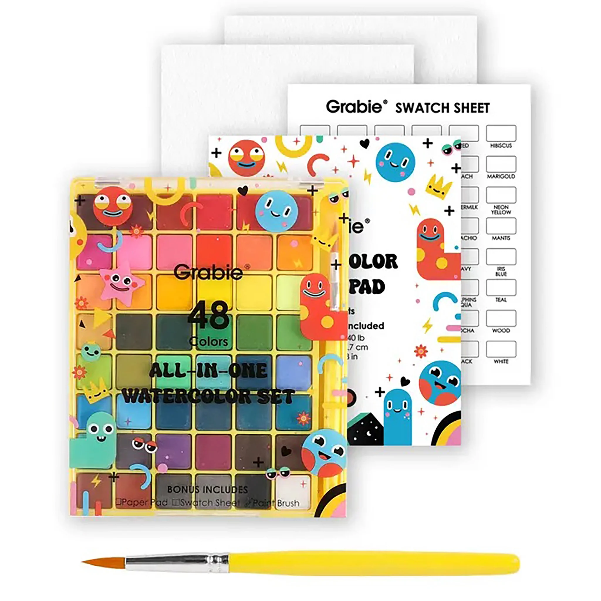 All-in-One 48 Watercolor Set