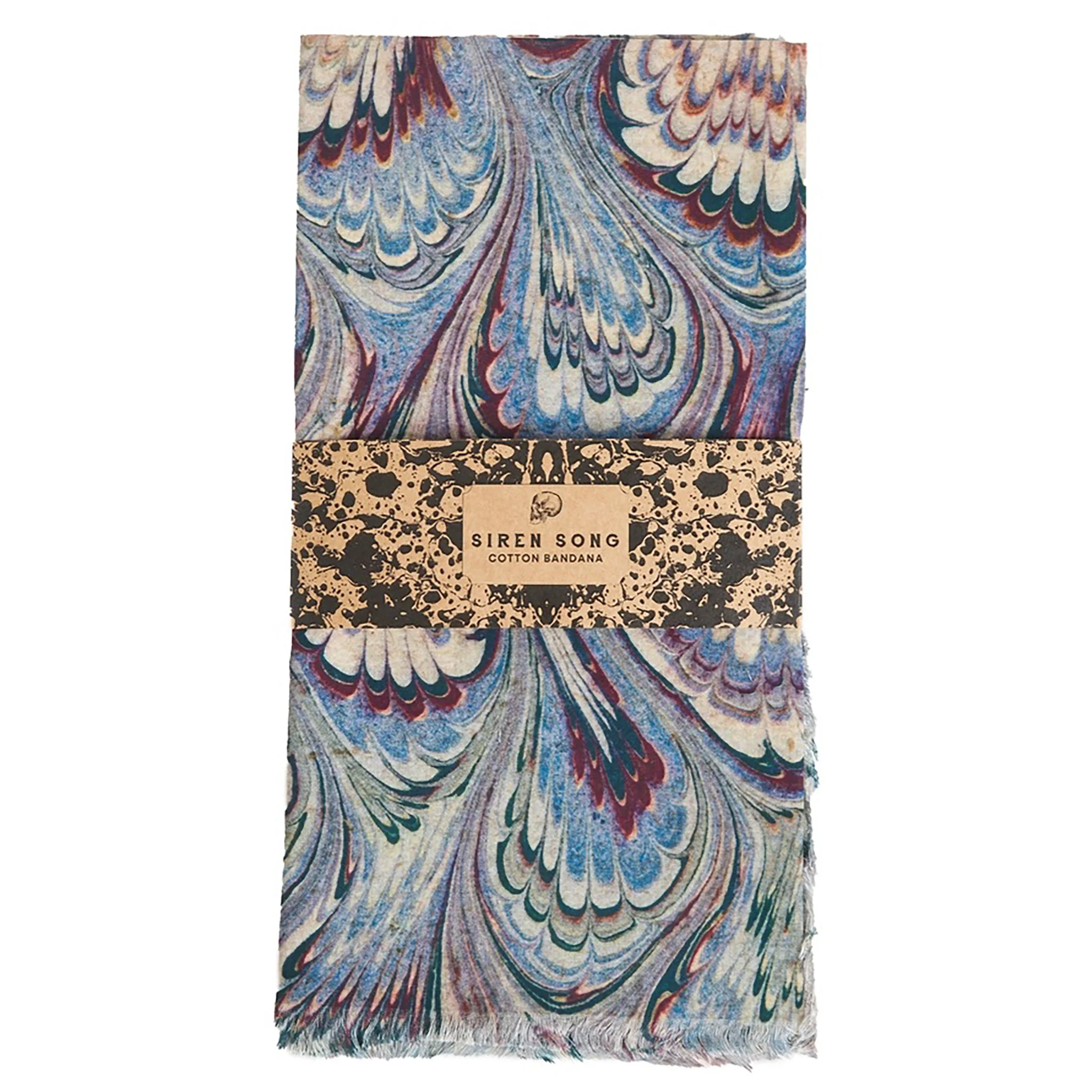 Marbled Cotton Voile Bandana - Image 4