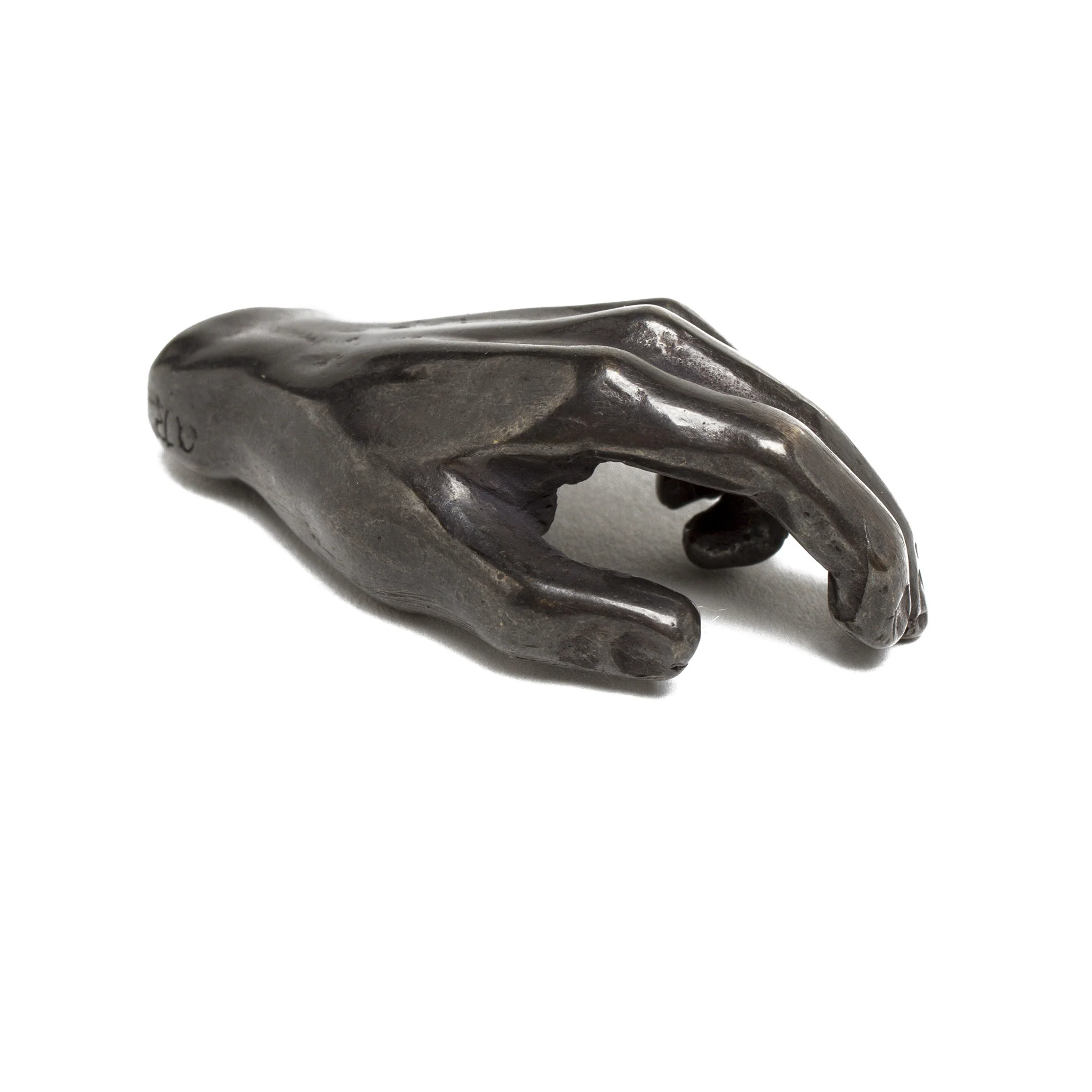 Miniature Cast Bronze Hand in Blessing Gesture - Image 3