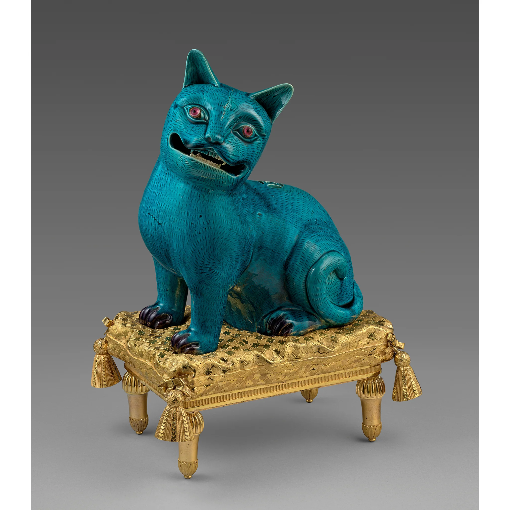Purrquoise Enamel Pin - Image 2