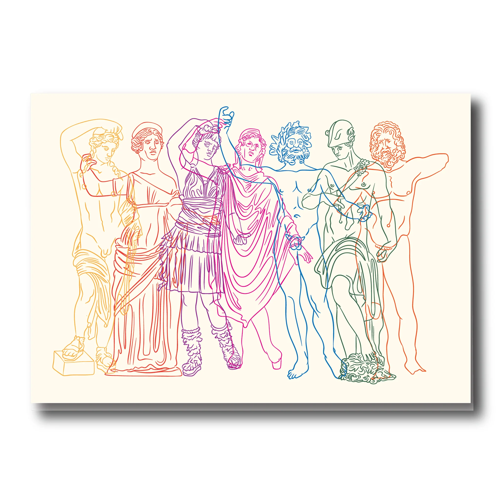Colorful Gods Greeting Card