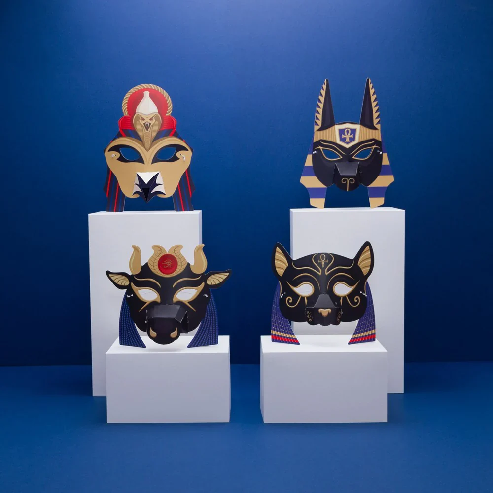 Create Your Own Egyptian Gods Animal Masks Craft Kit - Image 2