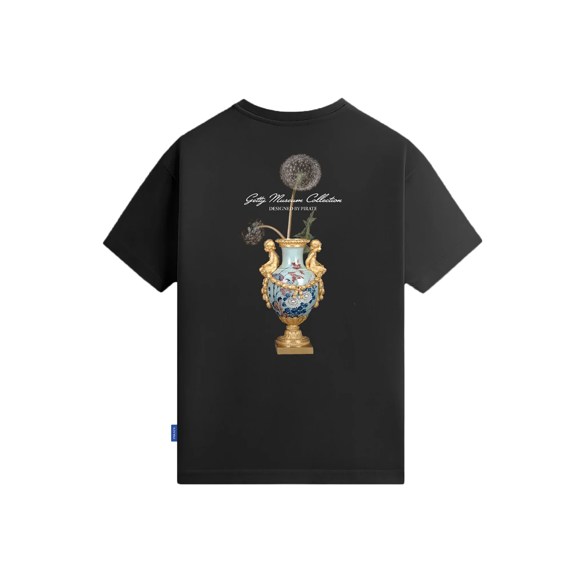 Dandelion Vase Graphic Tee - Black - Image 3