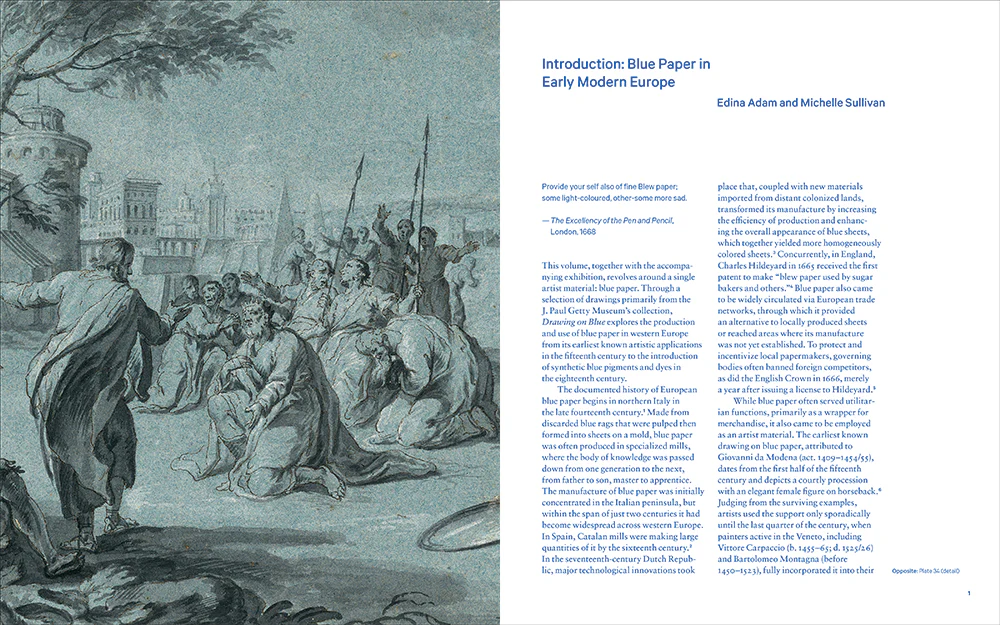Drawing on Blue: European Drawings on Blue Paper, 1400s-1700s - Image 3