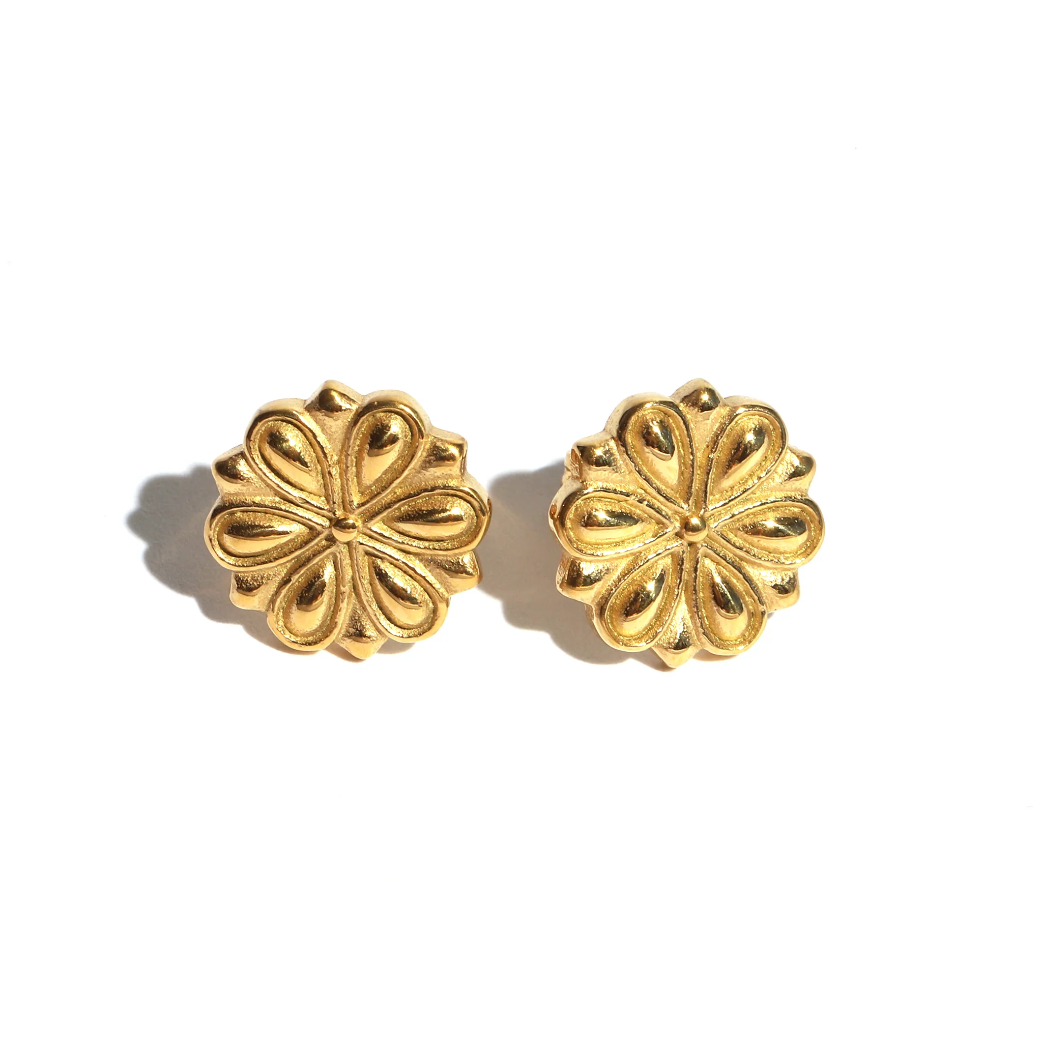 Rosette Stud Earrings