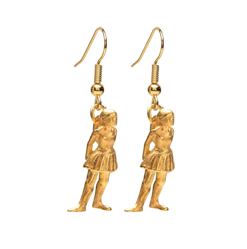 La Petite Danseuse Earrings - Degas Ballet Dancer