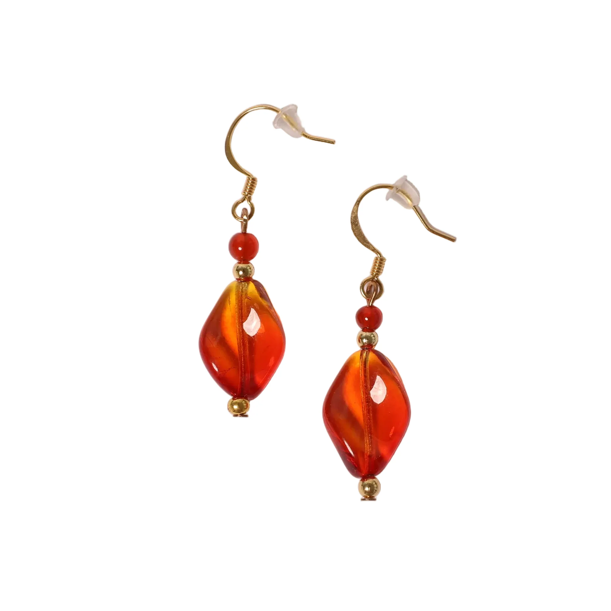 Twisted Glass Earrings - Image 3
