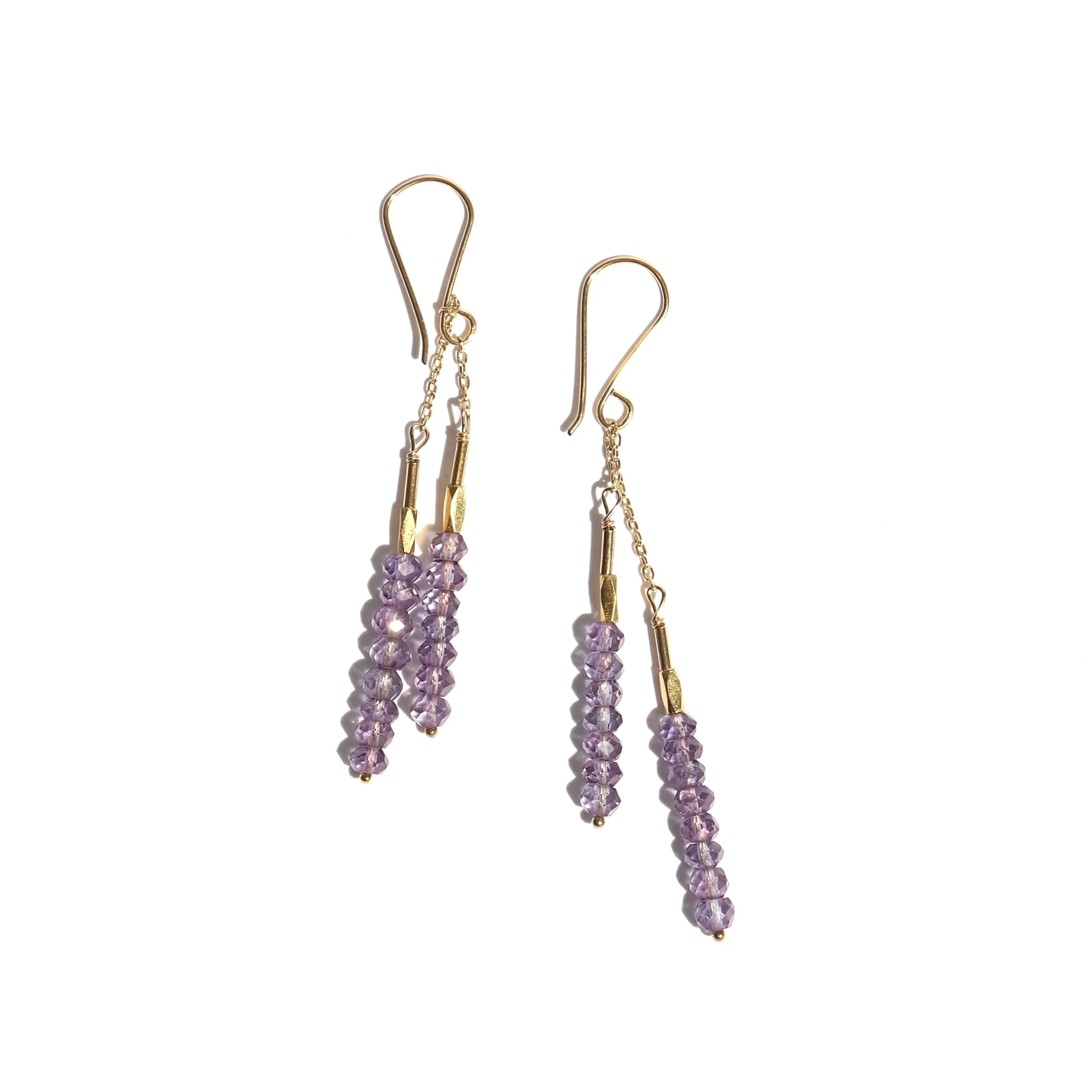Gold Vermeil & Quartz Earrings