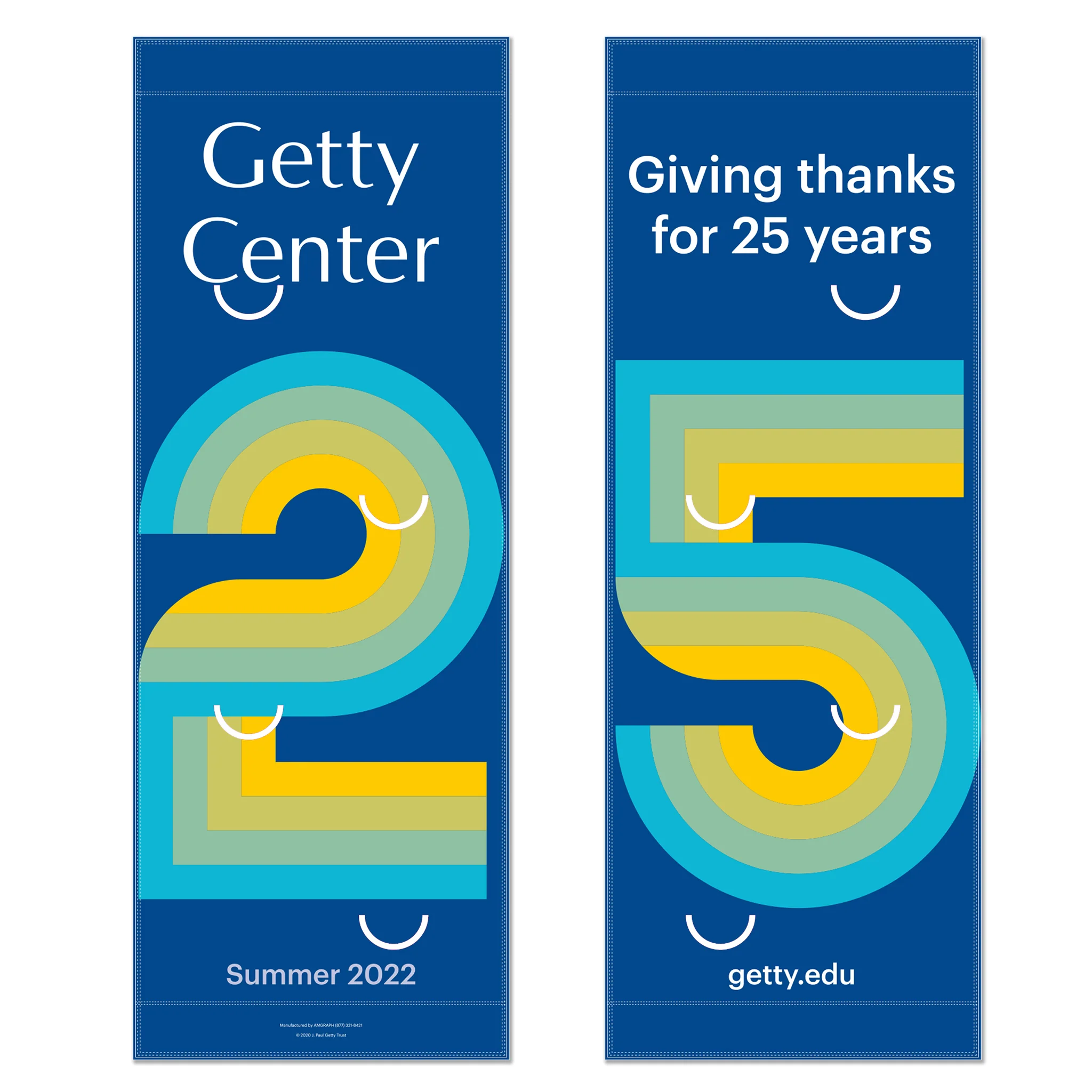 Getty 25th Anniversary Street Banner (Set of 2) - Image 2