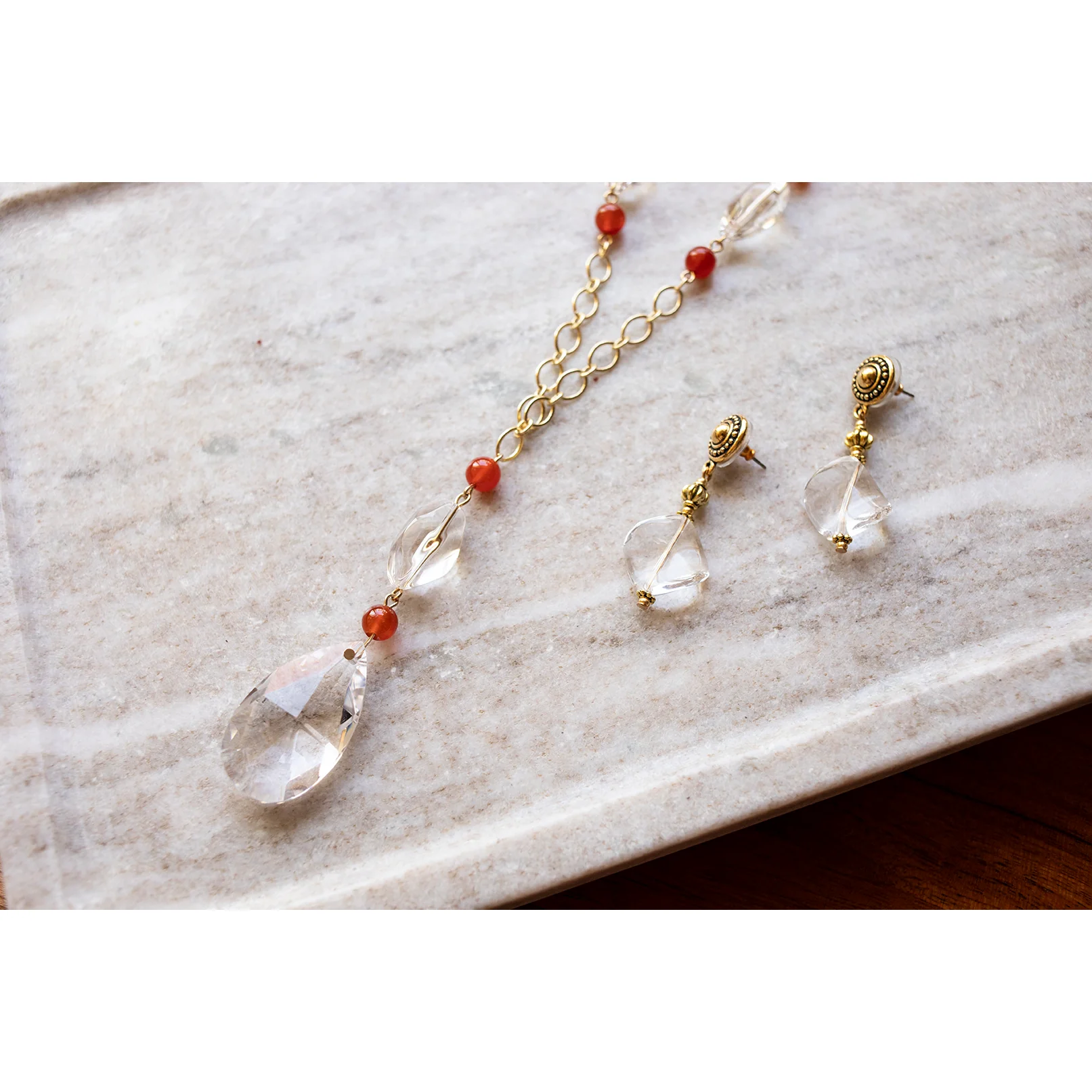 Girandole Crystal Drop Earrings - Image 3