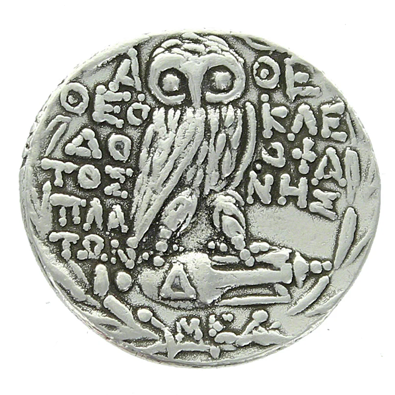 Greek Coin Reproduction - Athens Owl Tetradrachm - Image 2