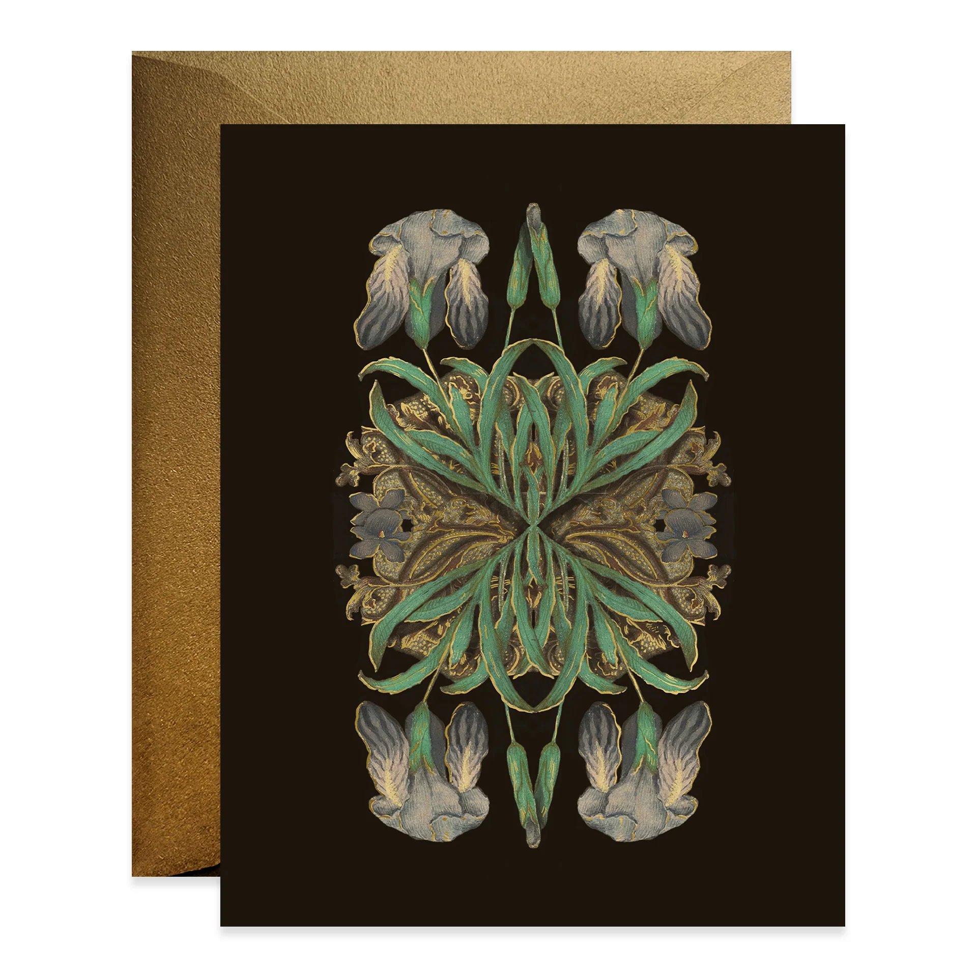 Iris Illumination Greeting Card