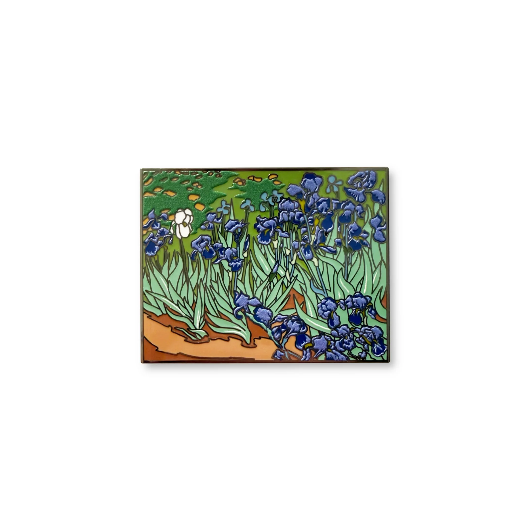 Irises Enamel Pin