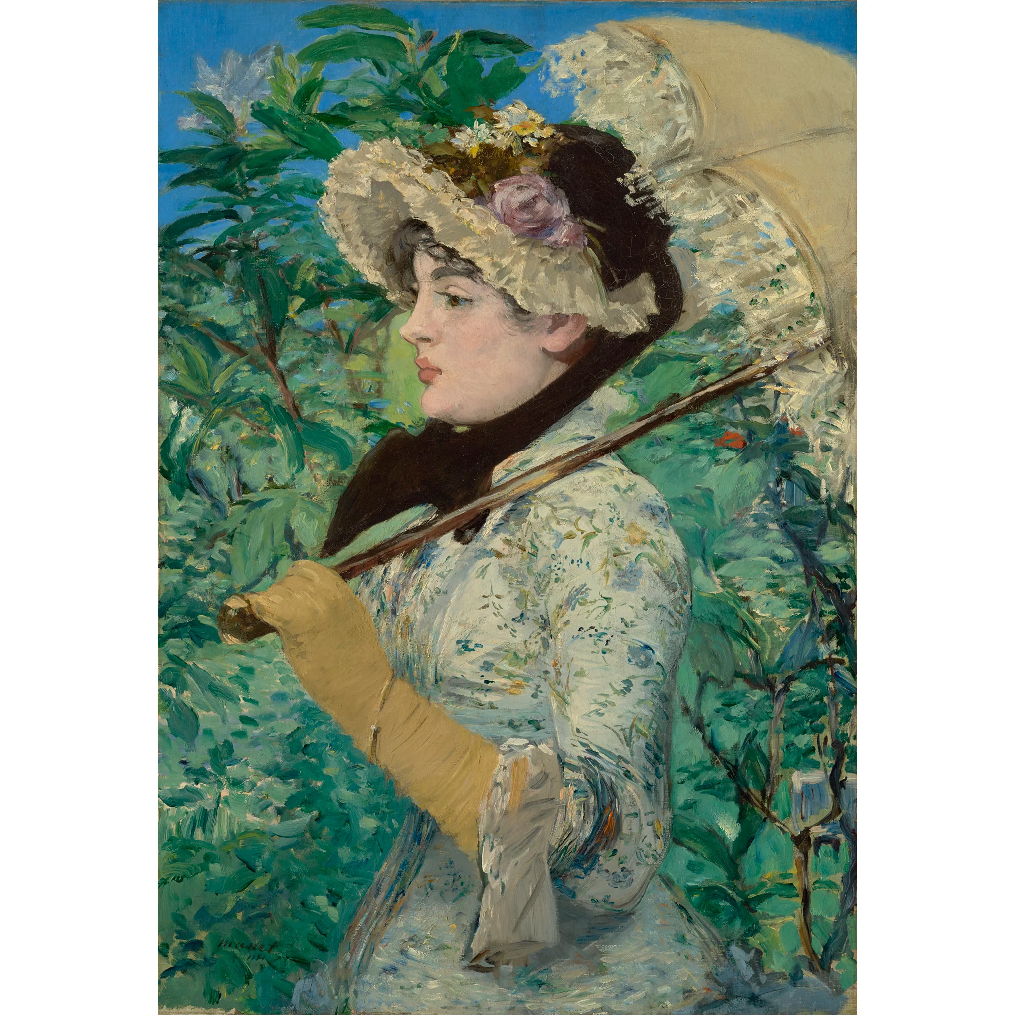 Manet Jeanne (Spring) Paper Bookmark - Image 2