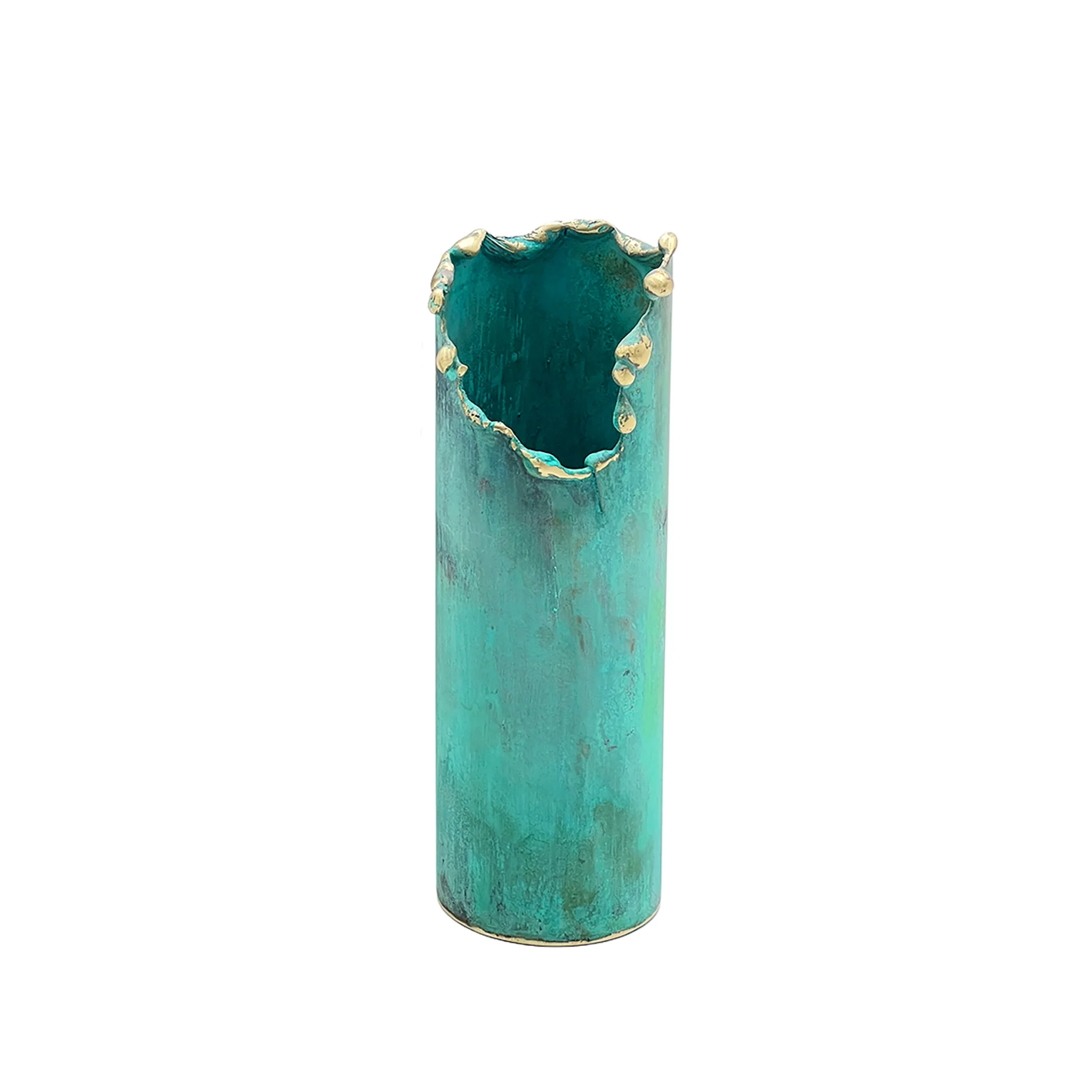 Medium Patina Flowerpot