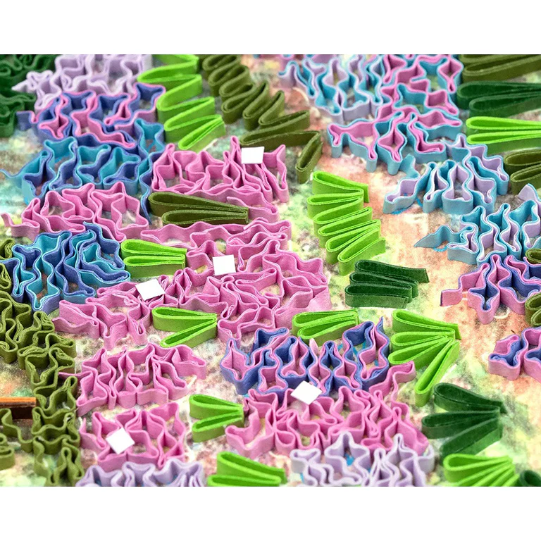 Monet The Artist's Garden at Giverny Quilled Greeting Card - Image 4