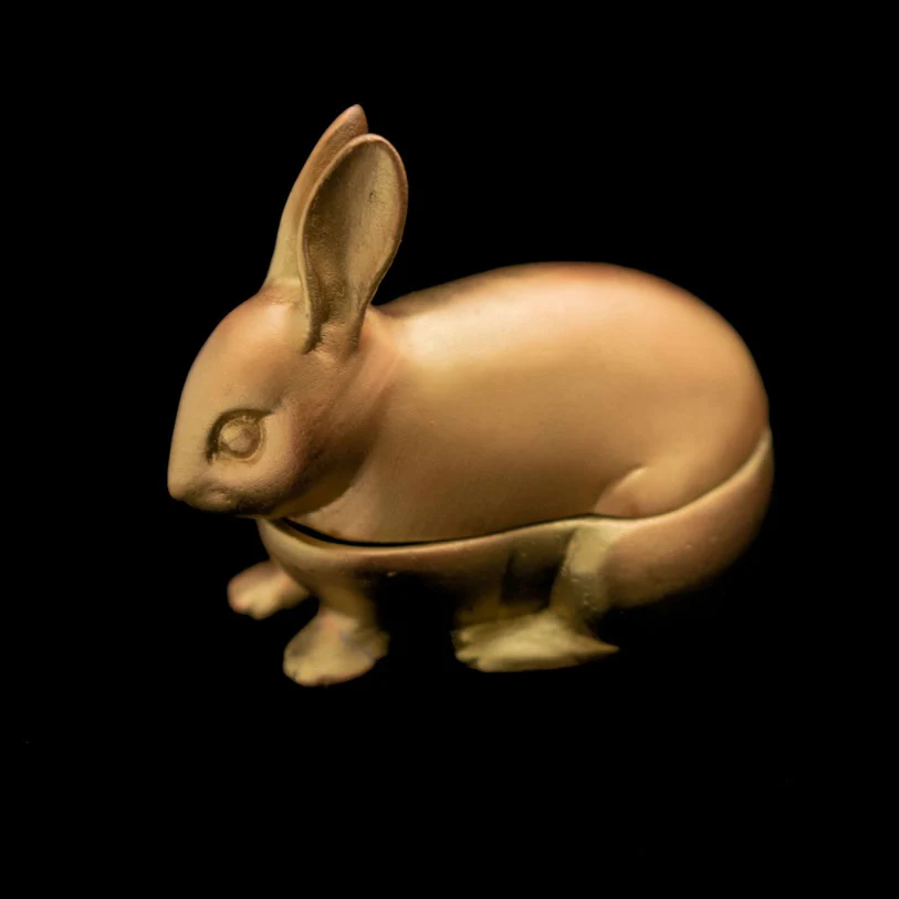 Pewter Hare Box - Image 2