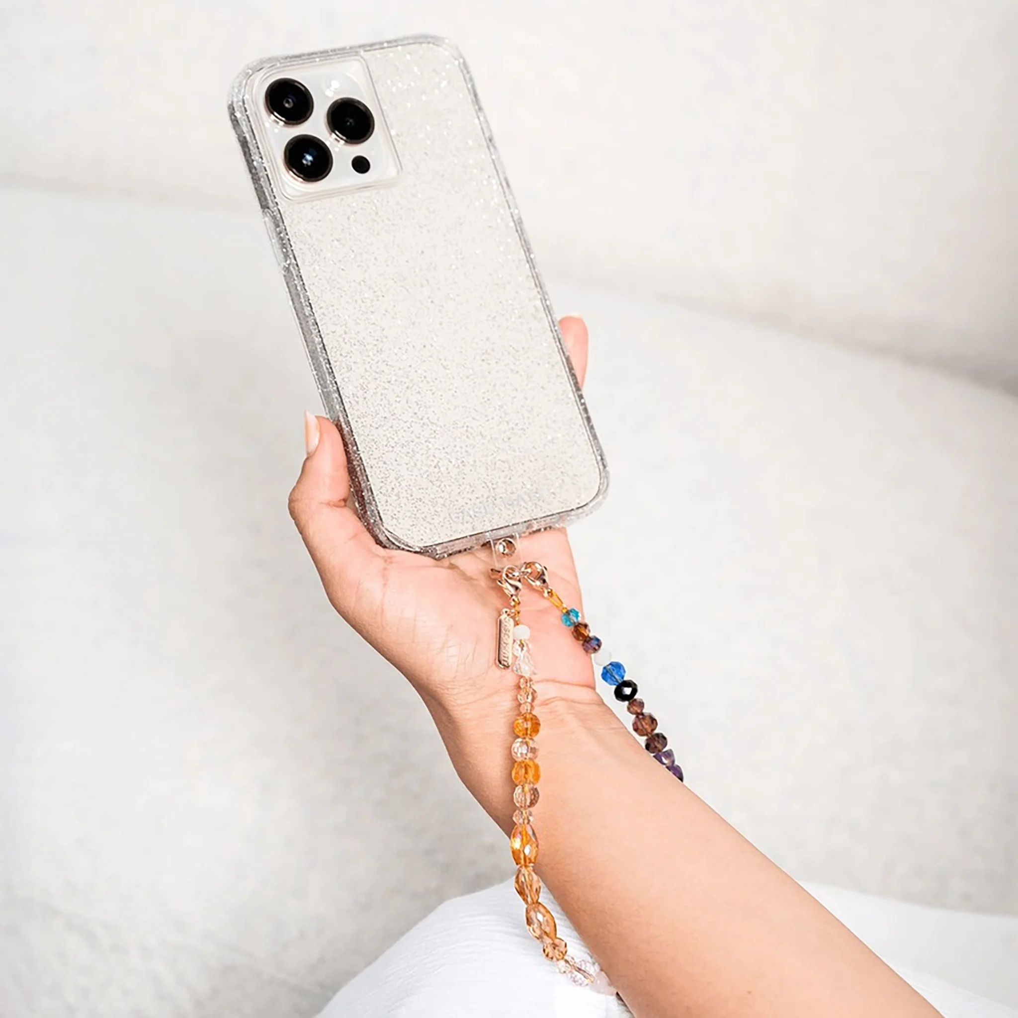 Multicolor Crystal Phone Charm - Image 2