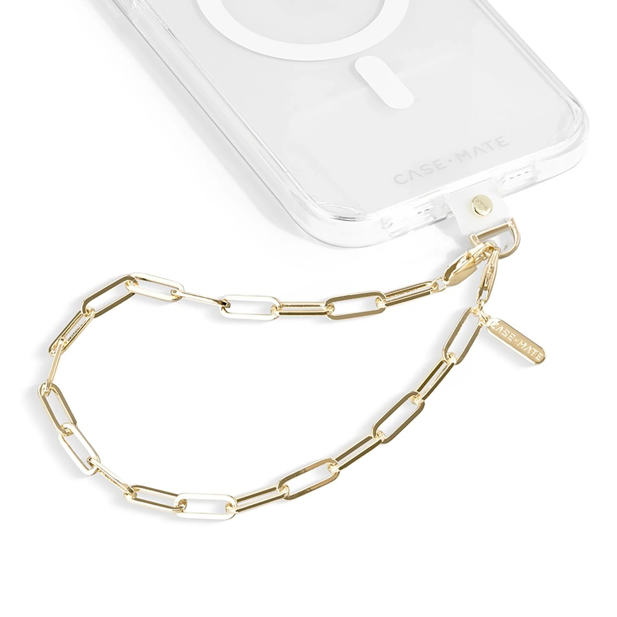 Gold Chain Phone Charm