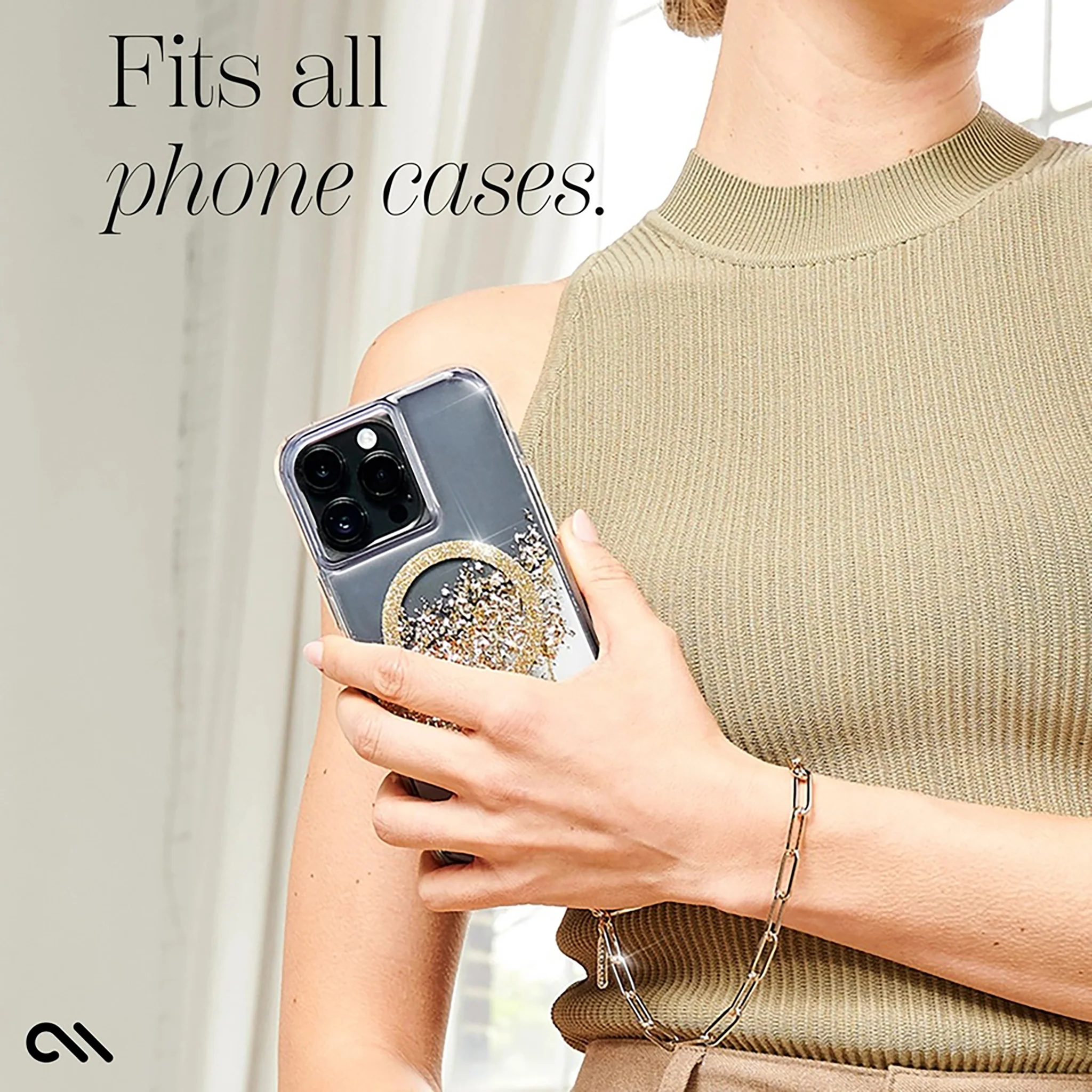 Gold Chain Phone Charm - Image 2