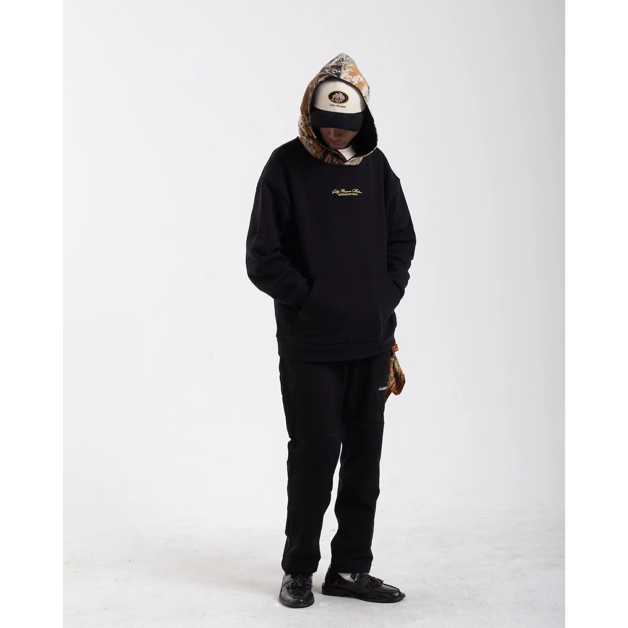 Psyche at the Basketmakers Jacquard Tapestry Hoodie - Black - Image 5