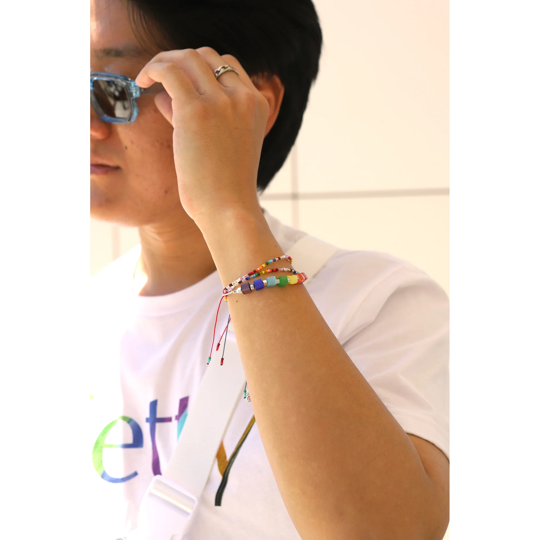 Rainbow Cube Bracelet - Image 2