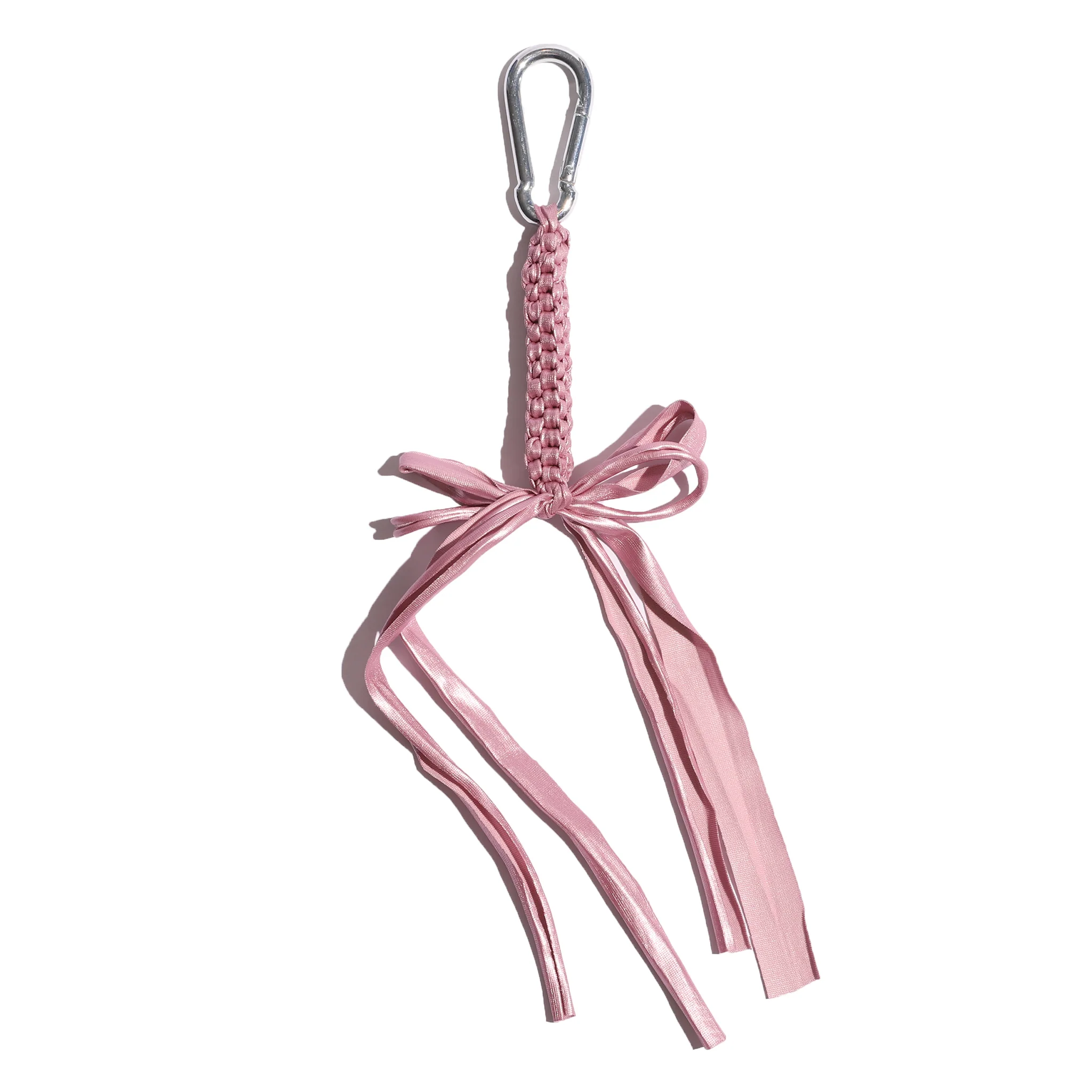 Reclaimed Crochet Metallic Bag Charm - Image 3