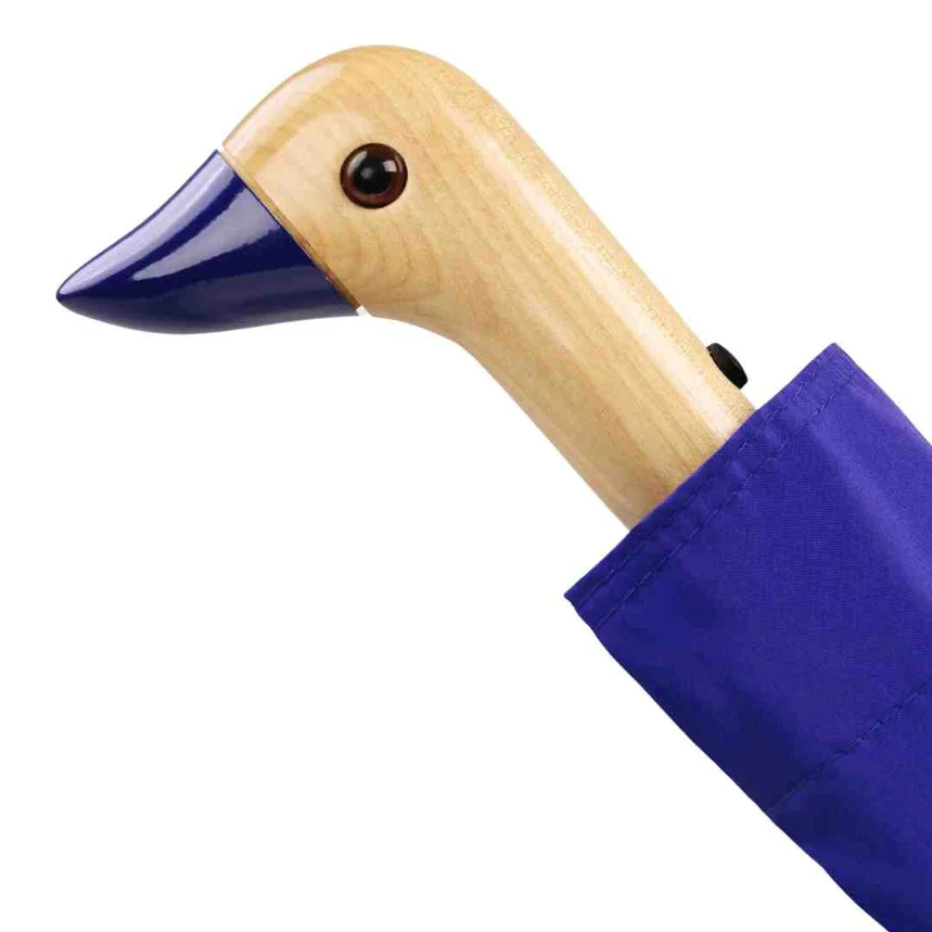 Royal Blue Compact Umbrella - Image 5