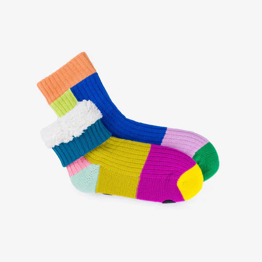 Rainbow Mismatch House Socks - Image 2