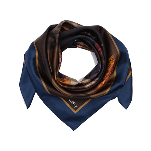 Square Ambrosius Bosschaert Flower Still Life Silk Scarf