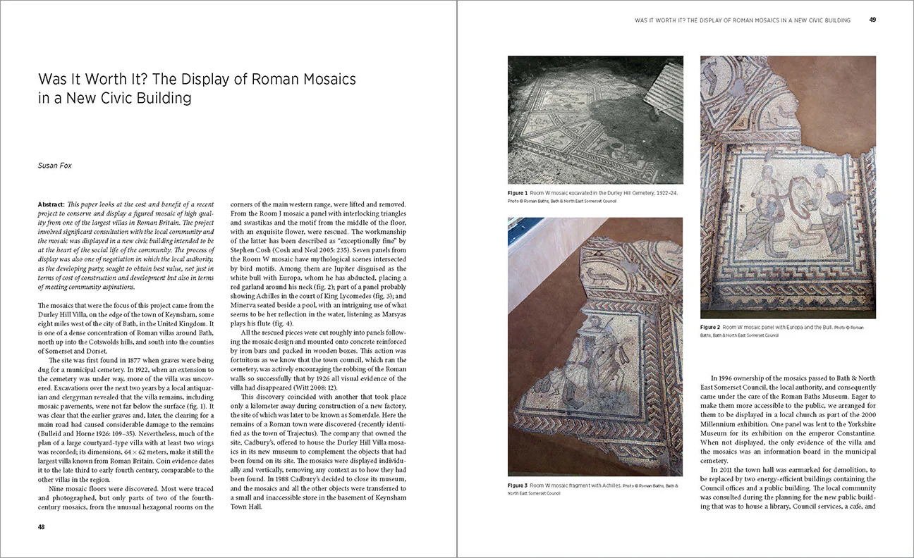 The Conservation and Presentation of Mosaics: At What Cost? Proceedings of the 12th Conference of the International Committee for the Conservation of Mosaics, Sardinia, October 27–31, 2014 - Image 2