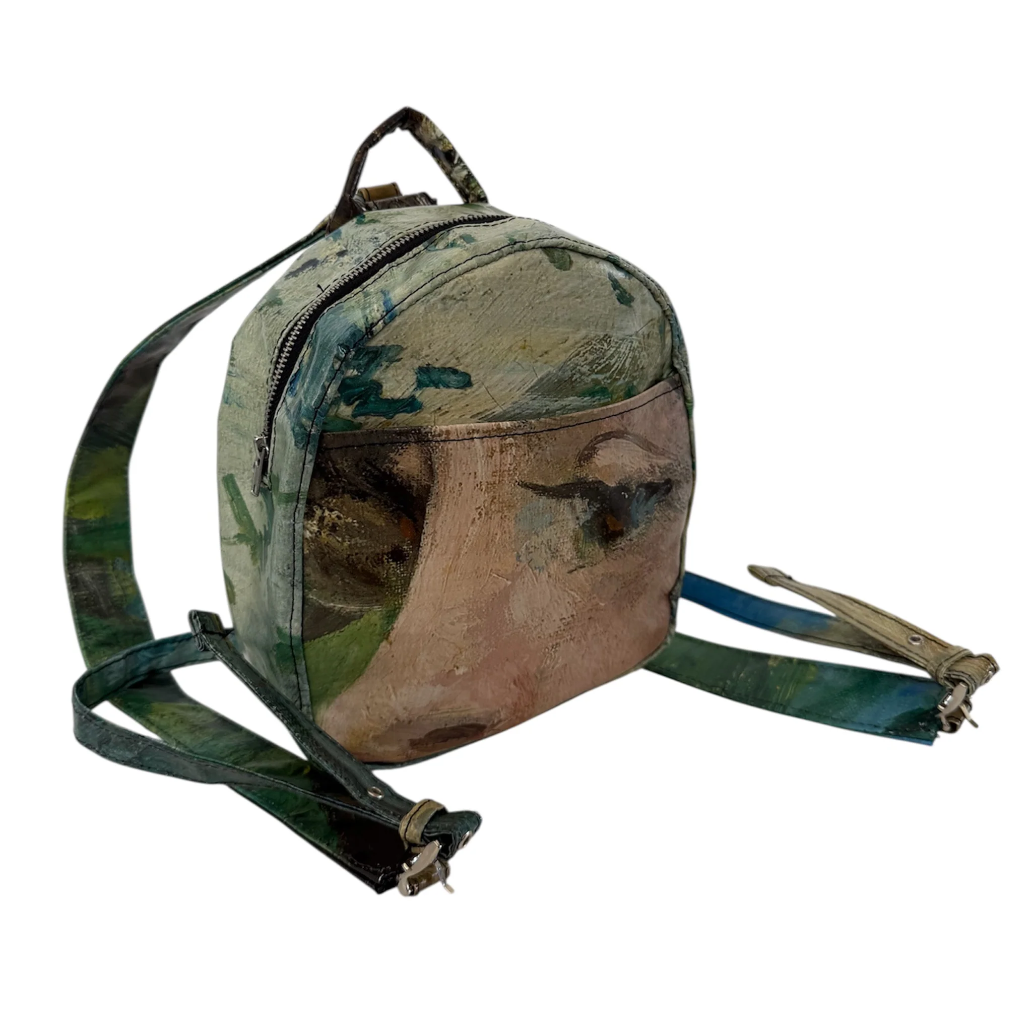 Upcycled Mini Backpack - Edouard Manet