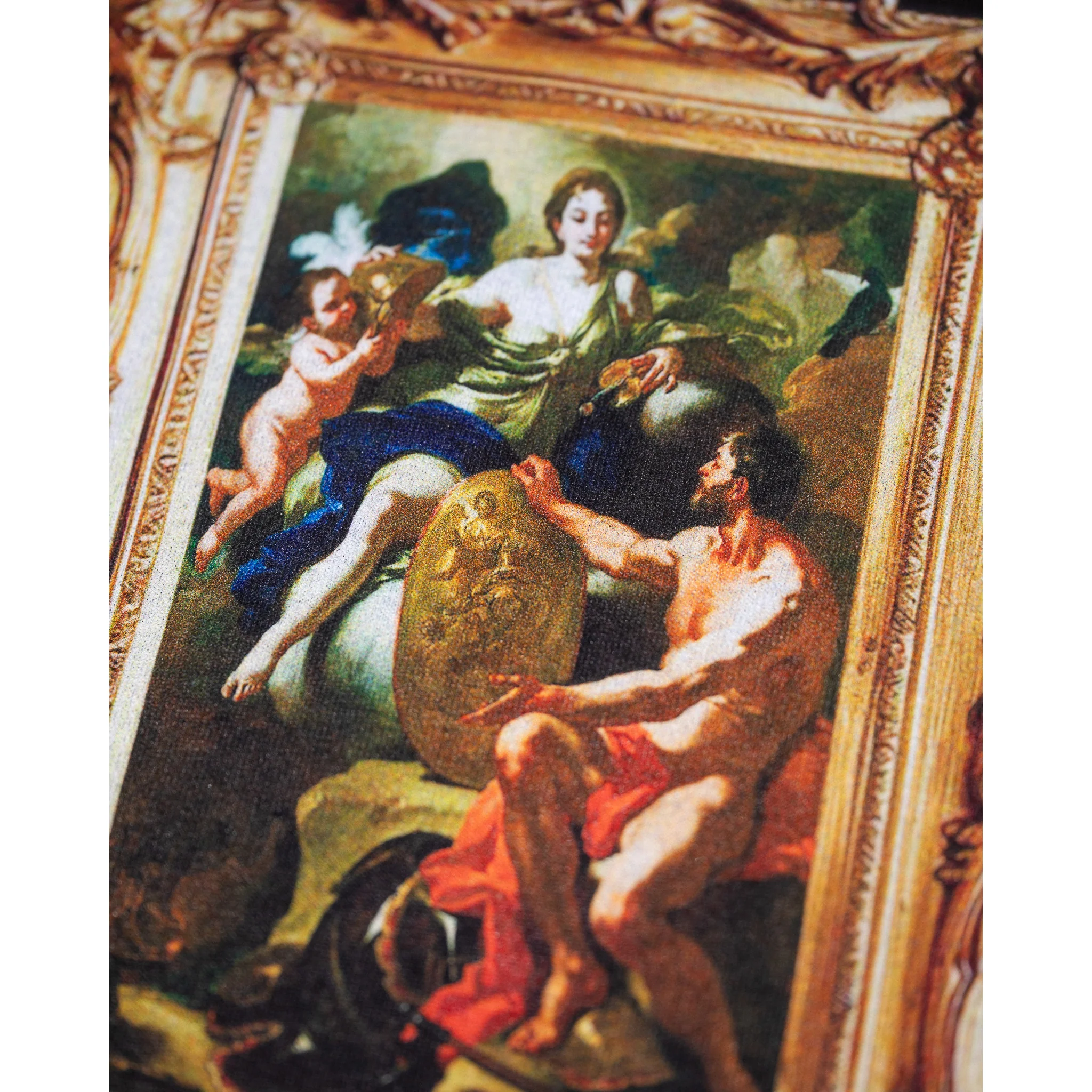 Venus at the Forge of Vulcan Framed Graphic Tee - Black - Image 7