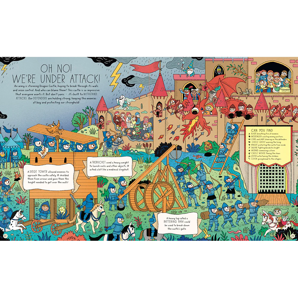 Where's Dragon in His Castle?: A Search and Find Back in Time - Image 4